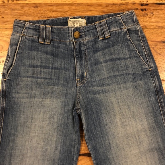 Current/Elliott Cropped Hampden Ankle Jeans Flare wide leg - Picture 8 of 8
